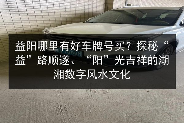 益阳哪里有好车牌号买？探秘“益”路顺遂、“阳”光吉祥的湖湘数字风水文化 第2张