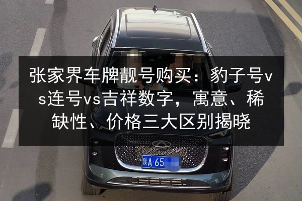 张家界车牌靓号购买:豹子号vs连号vs吉祥数字,寓意、稀缺性、价格三大区别揭晓 第2张 张家界车牌靓号购买:豹子号vs连号vs吉祥数字,寓意、稀缺性、价格三大区别揭晓 第2张