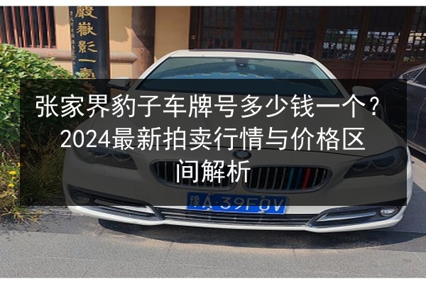 张家界豹子车牌号多少钱一个?2024最新拍卖行情与价格区间解析 第1张 张家界豹子车牌号多少钱一个?2024最新拍卖行情与价格区间解析 第1张