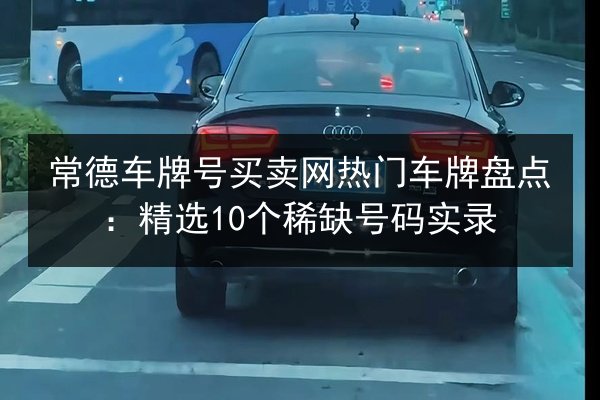 常德车牌号买卖网热门车牌盘点：精选10个稀缺号码实录