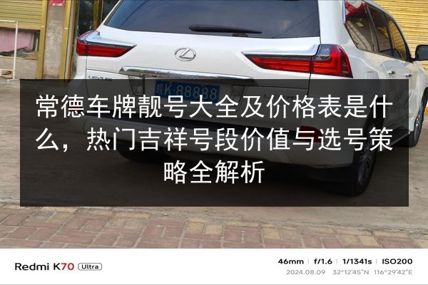 常德车牌靓号大全及价格表是什么,热门吉祥号段价值与选号策略全解析 第2张 常德车牌靓号大全及价格表是什么,热门吉祥号段价值与选号策略全解析 第2张