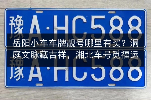 岳阳小车车牌靓号哪里有买?洞庭文脉藏吉祥,湘北车号觅福运 第2张 岳阳小车车牌靓号哪里有买?洞庭文脉藏吉祥,湘北车号觅福运 第2张