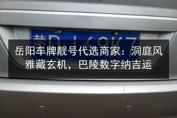 岳阳车牌靓号代选商家:洞庭风雅藏玄机,巴陵数字纳吉运 第2张 岳阳车牌靓号代选商家:洞庭风雅藏玄机,巴陵数字纳吉运 第2张