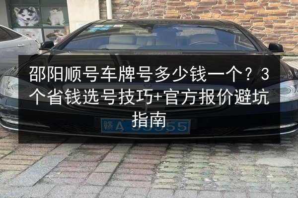 邵阳顺号车牌号多少钱一个?3个省钱选号技巧+官方报价避坑指南 第2张 邵阳顺号车牌号多少钱一个?3个省钱选号技巧+官方报价避坑指南 第2张