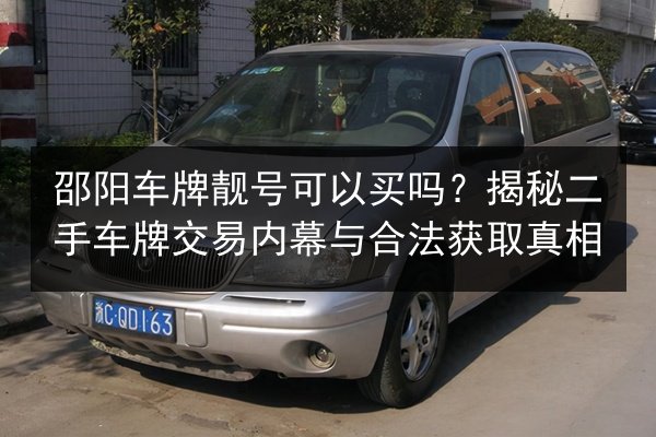 邵阳车牌靓号可以买吗？揭秘二手车牌交易内幕与合法获取真相 第3张