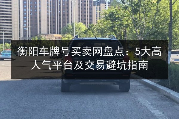 衡阳车牌号买卖网盘点：5大高人气平台及交易避坑指南