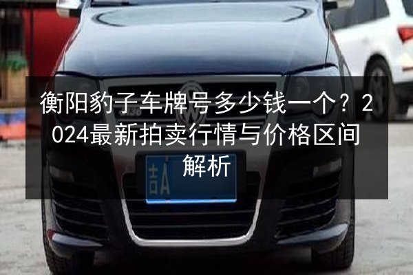 衡阳豹子车牌号多少钱一个?2024最新拍卖行情与价格区间解析 第2张 衡阳豹子车牌号多少钱一个?2024最新拍卖行情与价格区间解析 第2张