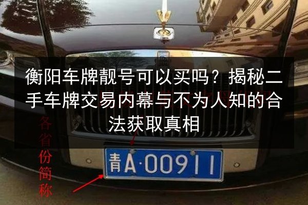 衡阳车牌靓号可以买吗？揭秘二手车牌交易内幕与不为人知的合法获取真相 第2张