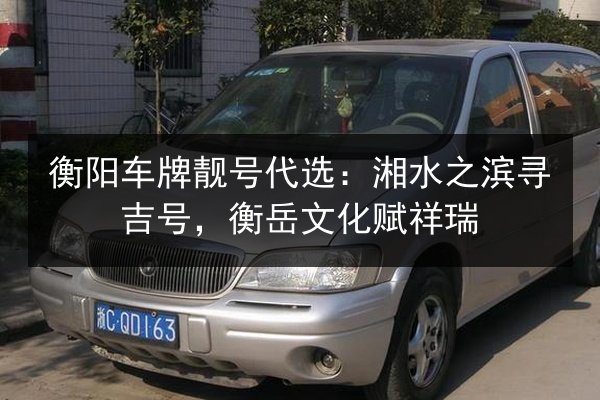 衡阳车牌靓号代选：湘水之滨寻吉号，衡岳文化赋祥瑞 第2张