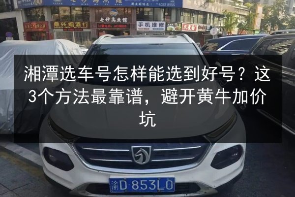 湘潭选车号怎样能选到好号？这3个方法最靠谱，避开黄牛加价坑 第1张
