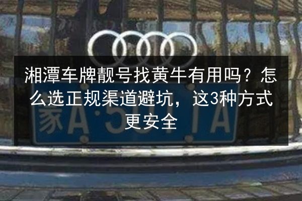 湘潭车牌靓号找黄牛有用吗？怎么选正规渠道避坑，这3种方式更安全 第2张