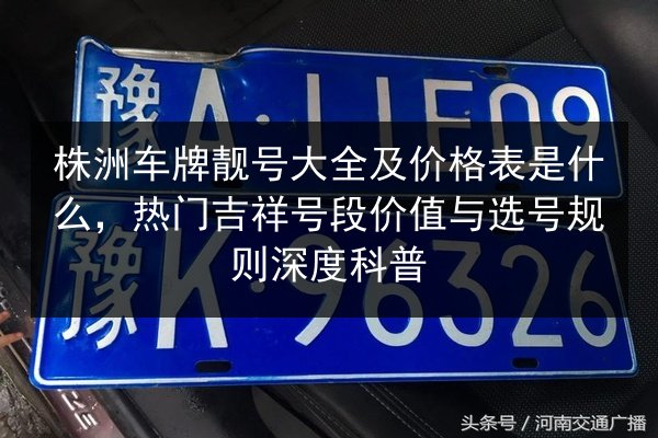 株洲车牌靓号大全及价格表是什么,热门吉祥号段价值与选号规则深度科普 第2张 株洲车牌靓号大全及价格表是什么,热门吉祥号段价值与选号规则深度科普 第2张