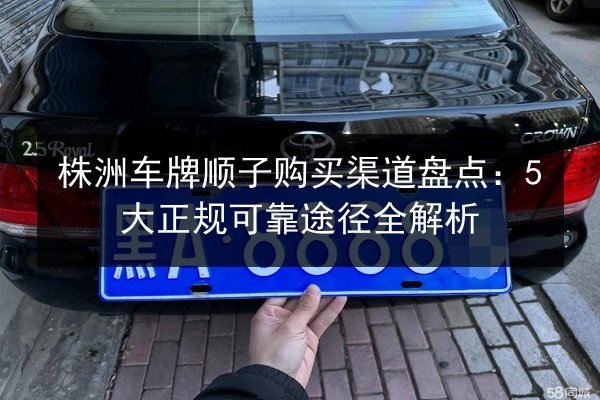 株洲车牌顺子购买渠道盘点：5大正规可靠途径全解析