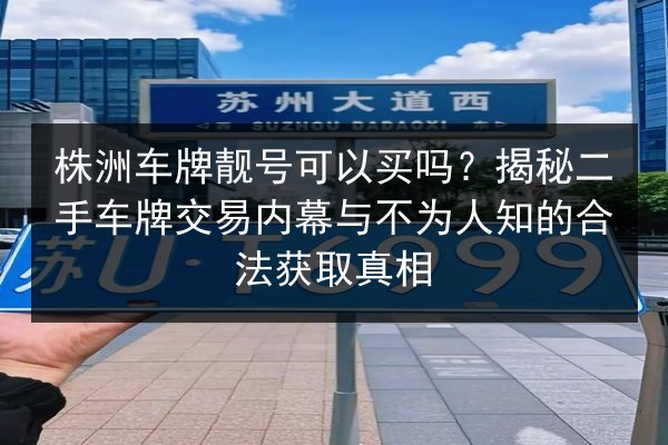 株洲车牌靓号可以买吗?揭秘二手车牌交易内幕与不为人知的合法获取真相 第1张 株洲车牌靓号可以买吗?揭秘二手车牌交易内幕与不为人知的合法获取真相 第1张