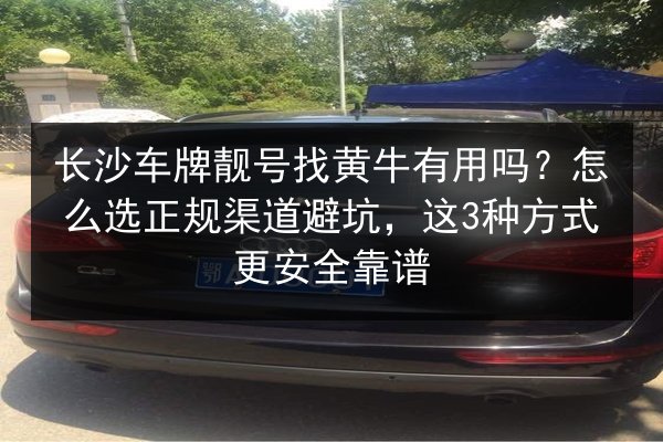 长沙车牌靓号找黄牛有用吗?怎么选正规渠道避坑,这3种方式更安全靠谱 第4张 长沙车牌靓号找黄牛有用吗?怎么选正规渠道避坑,这3种方式更安全靠谱 第4张