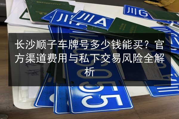 长沙顺子车牌号多少钱能买？官方渠道费用与私下交易风险全解析 第2张