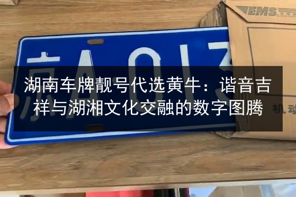 湖南车牌靓号代选黄牛:谐音吉祥与湖湘文化交融的数字图腾 第2张 湖南车牌靓号代选黄牛:谐音吉祥与湖湘文化交融的数字图腾 第2张