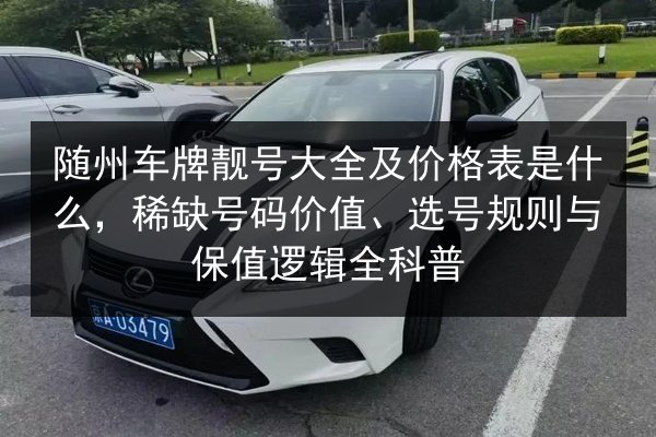 随州车牌靓号大全及价格表是什么,稀缺号码价值、选号规则与保值逻辑全科普 第3张 随州车牌靓号大全及价格表是什么,稀缺号码价值、选号规则与保值逻辑全科普 第3张