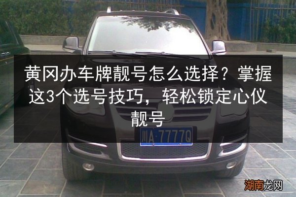 黄冈办车牌靓号怎么选择?掌握这3个选号技巧,轻松锁定心仪靓号 第2张 黄冈办车牌靓号怎么选择?掌握这3个选号技巧,轻松锁定心仪靓号 第2张