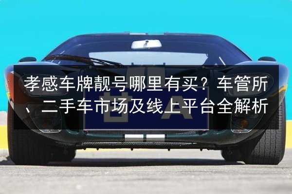 孝感车牌靓号哪里有买?车管所、二手车市场及线上平台全解析 第3张 孝感车牌靓号哪里有买?车管所、二手车市场及线上平台全解析 第3张
