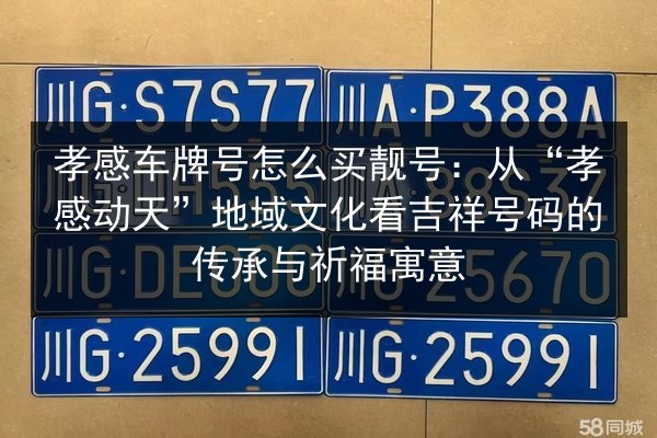 孝感车牌号怎么买靓号:从“孝感动天”地域文化看吉祥号码的传承与祈福寓意 第2张 孝感车牌号怎么买靓号:从“孝感动天”地域文化看吉祥号码的传承与祈福寓意 第2张