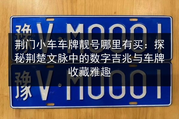 荆门小车车牌靓号哪里有买:探秘荆楚文脉中的数字吉兆与车牌收藏雅趣 第2张 荆门小车车牌靓号哪里有买:探秘荆楚文脉中的数字吉兆与车牌收藏雅趣 第2张