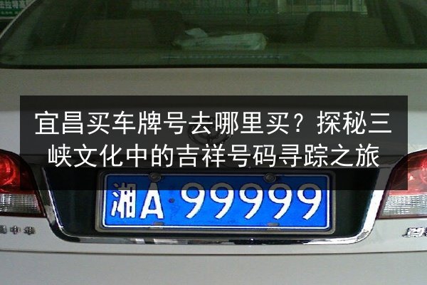 宜昌买车牌号去哪里买？探秘三峡文化中的吉祥号码寻踪之旅 第3张