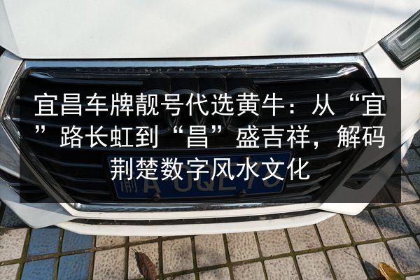 宜昌车牌靓号代选黄牛：从“宜”路长虹到“昌”盛吉祥，解码荆楚数字风水文化 第3张