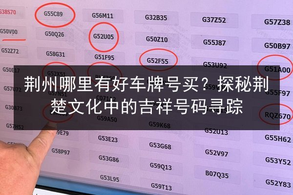 荆州哪里有好车牌号买？探秘荆楚文化中的吉祥号码寻踪 第2张
