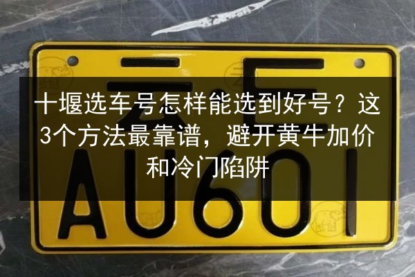 十堰选车号怎样能选到好号？这3个方法最靠谱，避开黄牛加价和冷门陷阱 第2张