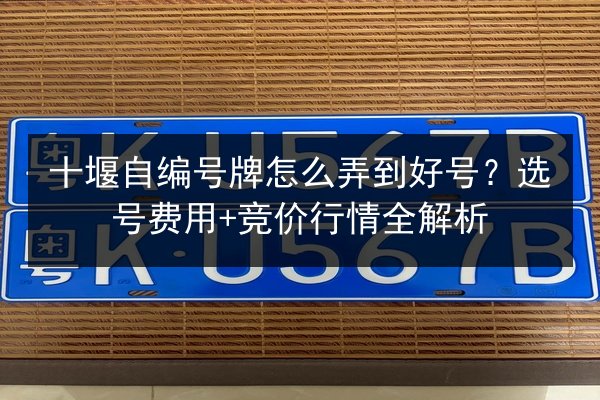 十堰自编号牌怎么弄到好号？选号费用+竞价行情全解析 第2张