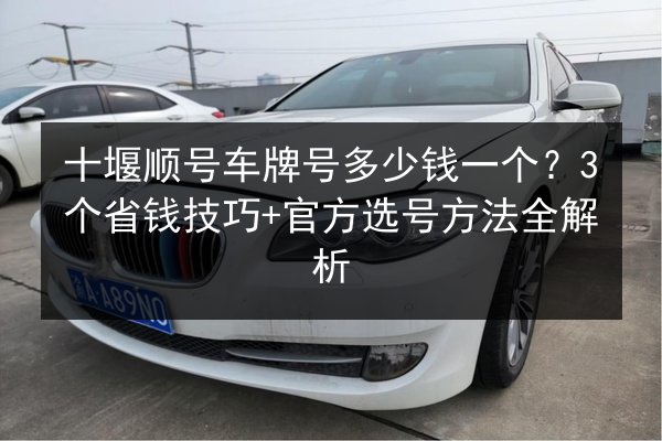 十堰顺号车牌号多少钱一个？3个省钱技巧+官方选号方法全解析 第2张